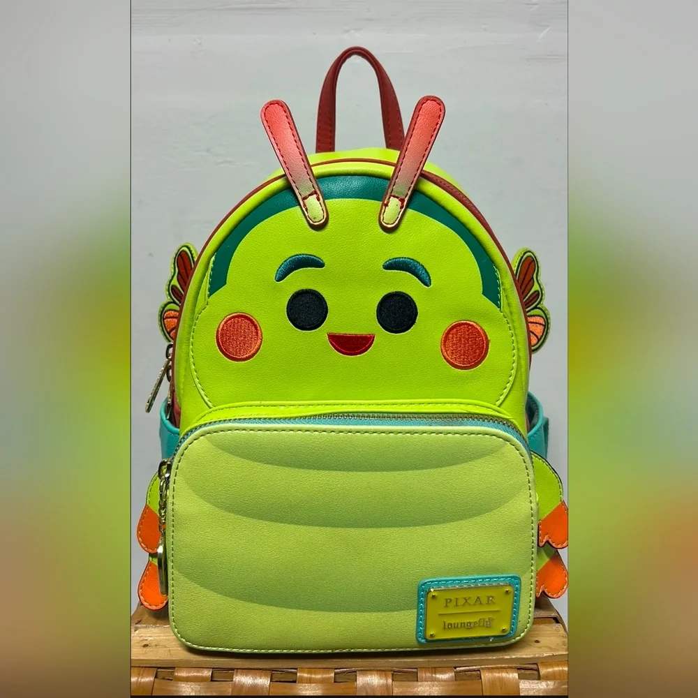 Loungefly Pixar A Bug's Life Heimlich Backpack Like New No Tags